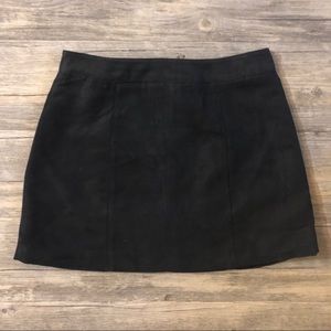 H&M suede mini skirt